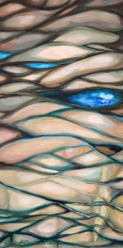 “Eye of the Beholder “24” x48”$780Acrylics on canvas 